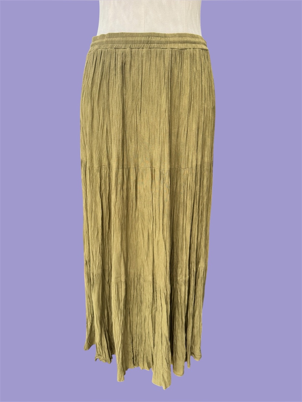 Vintage Rayon Western Boho Fairycore Cottagecore Whimsical Country Midi Skirt